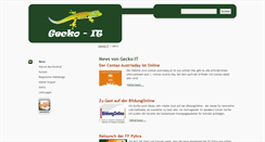 Desktop Screenshot of gecko-it.at